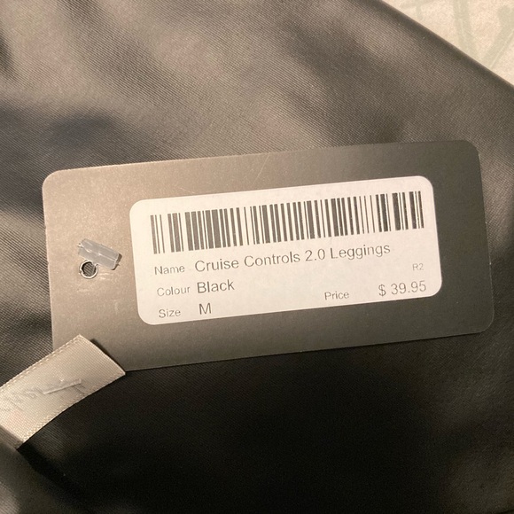 Black Pleather Leggings Size M, New with Tags - Picture 6 of 8